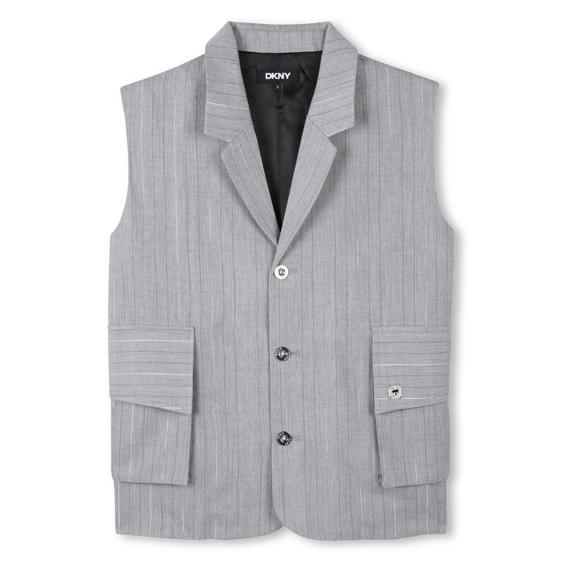 Colete &agrave;s riscas DKNY 
                        GIRL