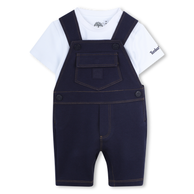 CONJUNTO DE MACACÕES E T-SHIRTS TIMBERLAND BOY