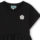 Vestido recortado na cintura KENZO KIDS 
                    GIRL