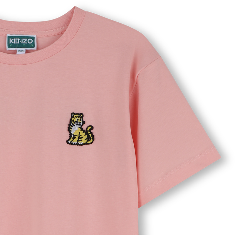 Vestido de manga curta KENZO KIDS 
                    GIRL