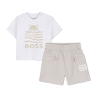 T-shirt + conjunto de cal&ccedil;&otilde;es BOSS 
                    BOY