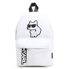 Mochila pequena com emblema KARL LAGERFELD KIDS 
                    GIRL