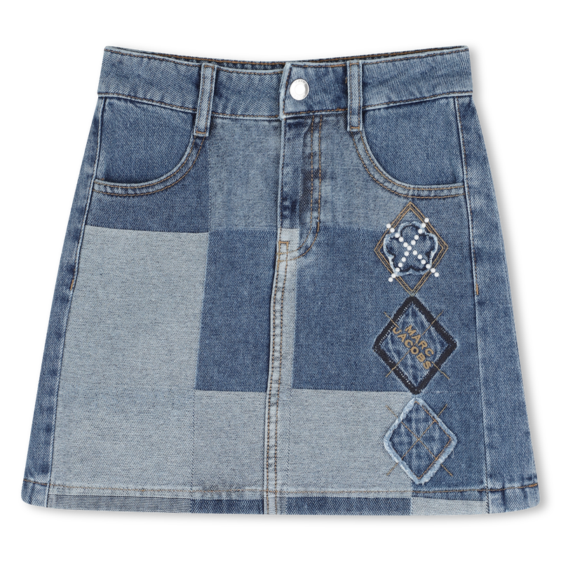 Saia de denim MARC JACOBS 
                        GIRL