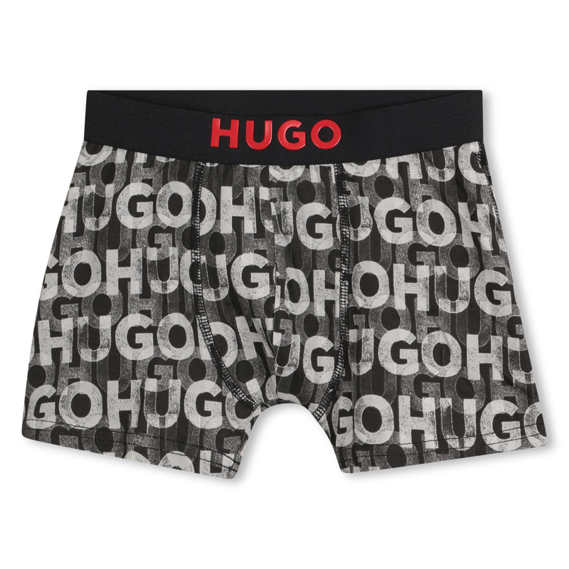 Conjunto 2 boxers de algod&atilde;o HUGO 
                        BOY