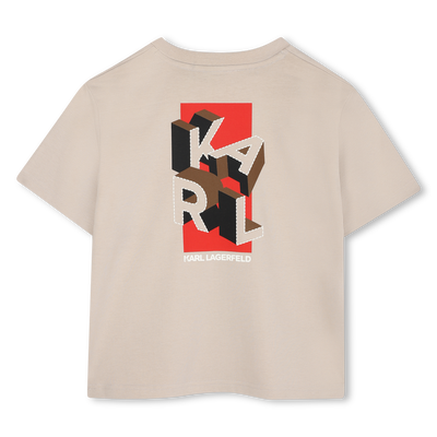 T-shirt de manga curta KARL LAGERFELD KIDS BOY