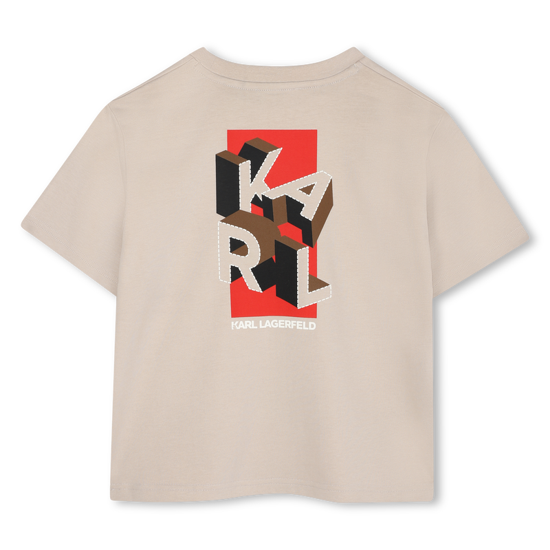 T-shirt de manga curta KARL LAGERFELD KIDS 
                    BOY