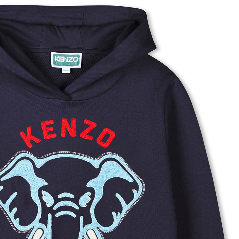 Sweatshirt com capuz elefante KENZO KIDS 
                        BOY