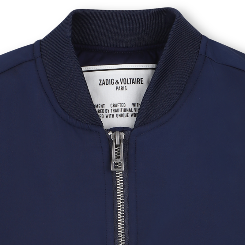 Blus&atilde;o bomber fecho e bolsos ZADIG & VOLTAIRE 
                        BOY