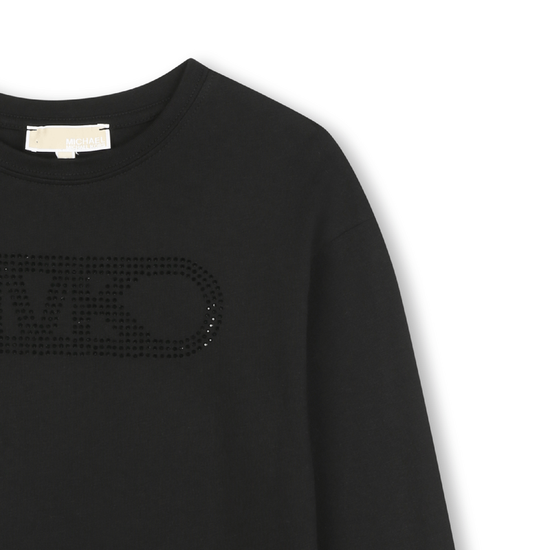 T-shirt de manga comprida em jersey MICHAEL KORS 
                    GIRL