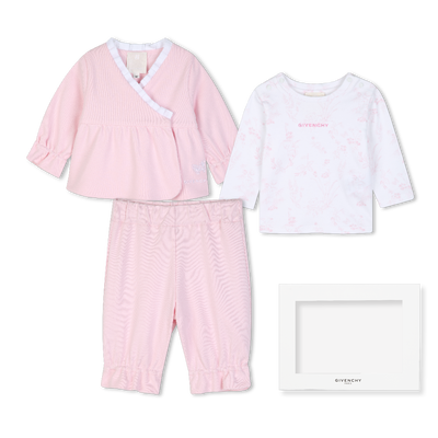 Conjunto de cal&ccedil;a, cardig&atilde; e camiseta GIVENCHY GIRL