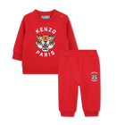 Conjunto de moletom e cal&ccedil;a em l&atilde;, VERMELHO ESCURO, hi-res