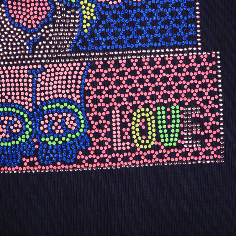 Cotton graphic long-sleeve BILLIEBLUSH 
                    GIRL