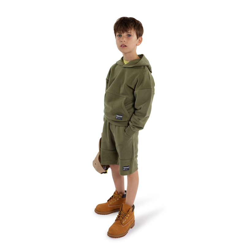 Bermuda de moletão texturizado TIMBERLAND 
                    BOY