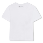 T-shirt de manga curta KARL LAGERFELD KIDS 
                    GIRL