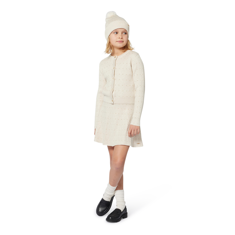 Gorro de malha com pompom MICHAEL KORS 
                    GIRL