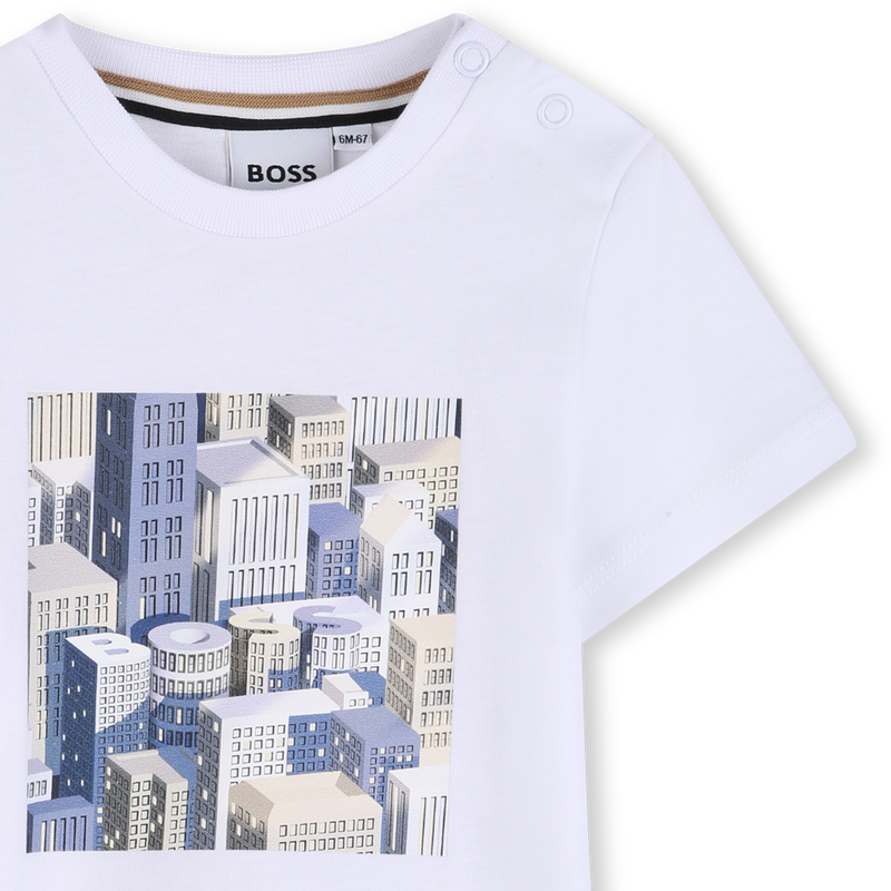 T-SHIRT DE MANGA CURTA BOSS 
                        BOY