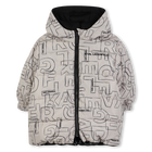 Jaqueta revers&iacute;vel com capuz KARL LAGERFELD KIDS 
                    BOY