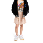 Saia em jacquard lam&eacute; KENZO KIDS 
                    GIRL