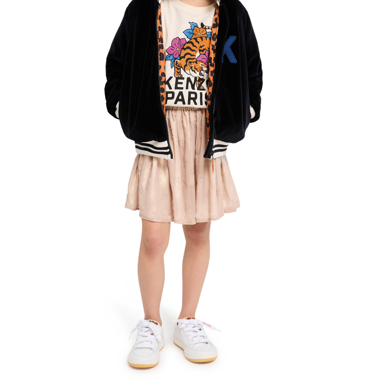 Saia em jacquard lam&eacute; KENZO KIDS 
                        GIRL