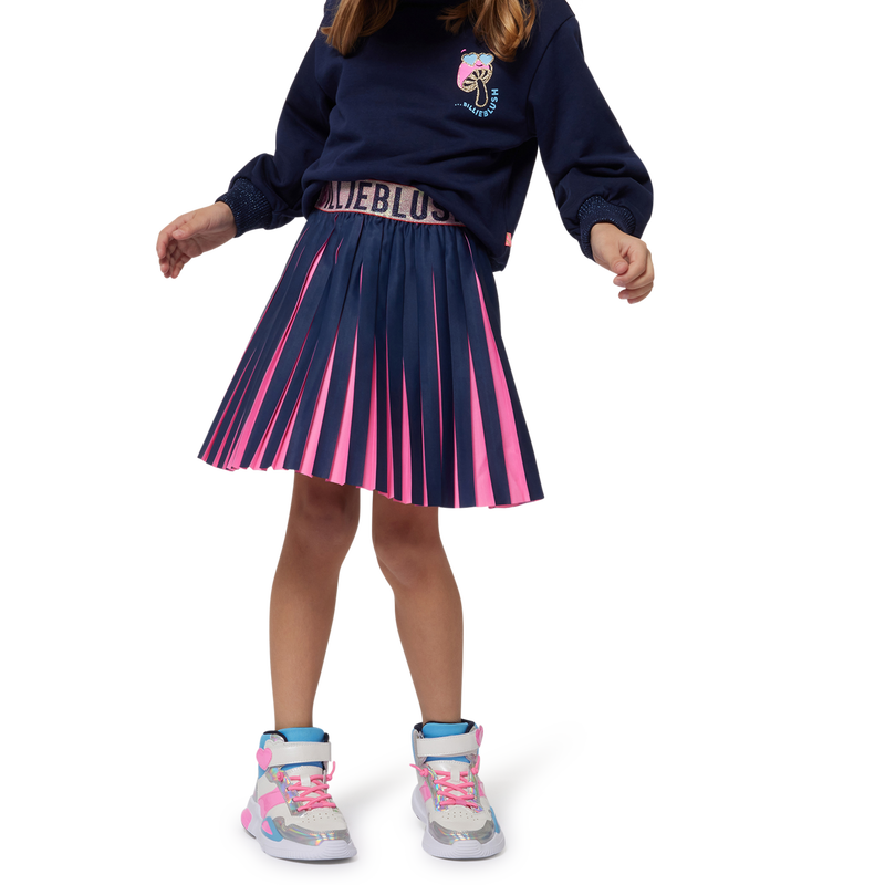 Saia plissada bicolor BILLIEBLUSH 
                        GIRL