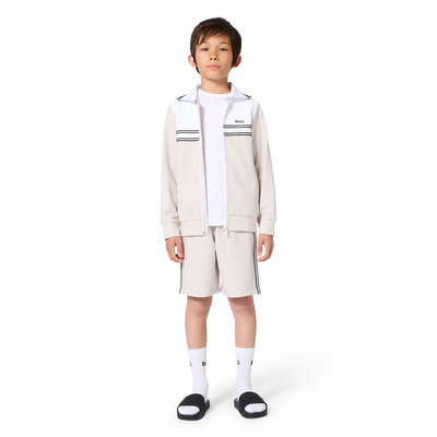 CAMISOLA DE JOGGING COM FECHO ZIP BOSS BOY