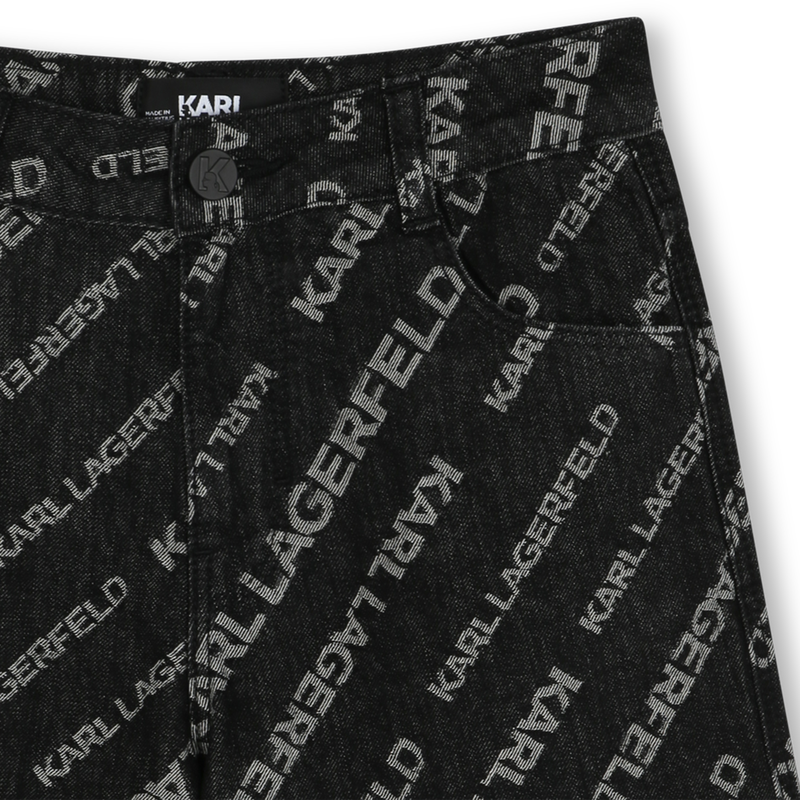 Bermuda de ganga KARL LAGERFELD KIDS 
                        BOY