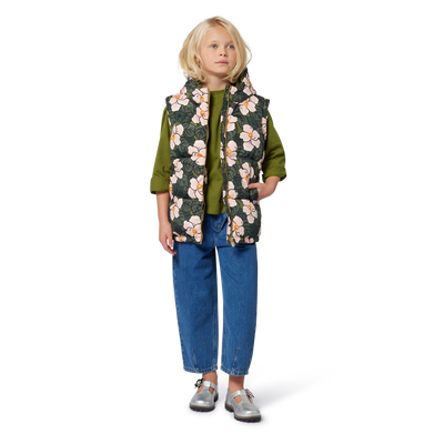 Calças jeans assimétricas KENZO KIDS GIRL