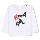 Camiseta de manga comprida KARL LAGERFELD KIDS 
                    BOY