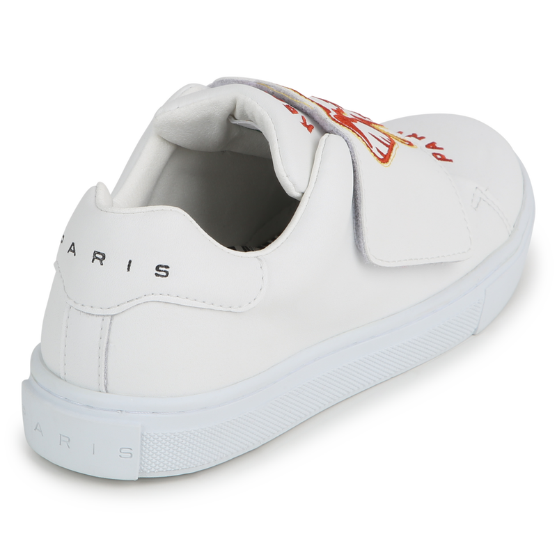 Ténis em pele com velcro KENZO KIDS 
                    UNISEX
