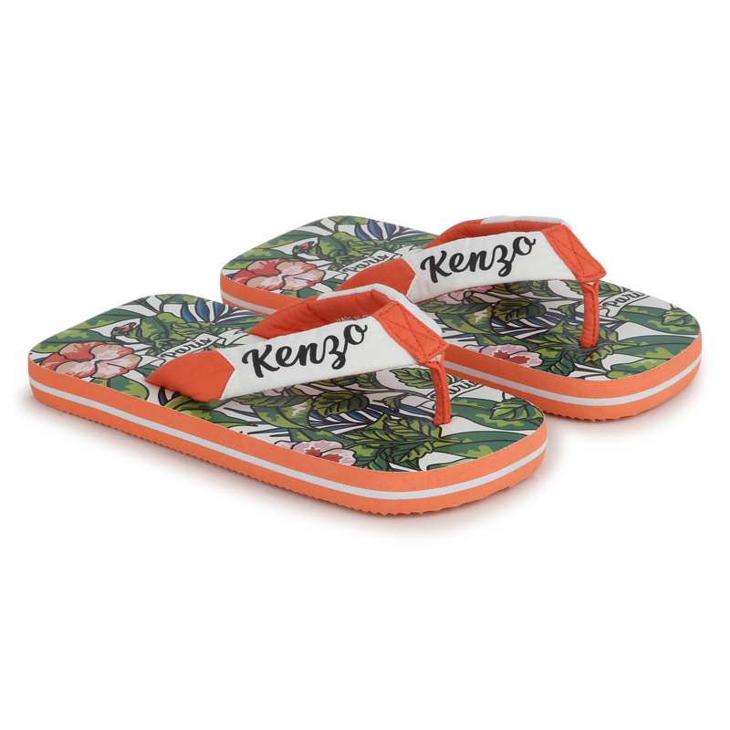 Printed insole flip-flops KENZO KIDS 
                    UNISEX