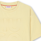 T-shirt em algod&atilde;o lavado HUGO 
                    BOY