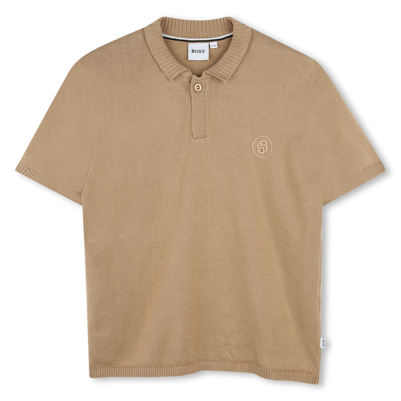 Camisa p&oacute;lo de manga curta BOSS 
                        BOY