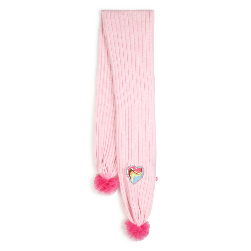 Cachecol com pompom BILLIEBLUSH 
                        MENINA