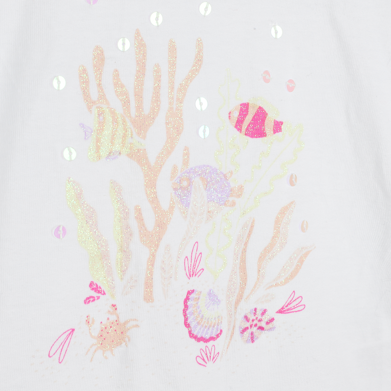 Fish-print t-shirt CARREMENT BEAU 
                    GIRL