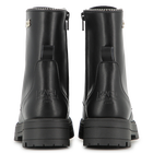Bota de cano m&eacute;dio com atacadores em pele bovina KARL LAGERFELD KIDS 
                    GIRL