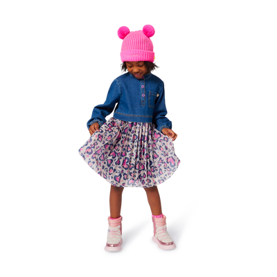 Vestido bimaterial BILLIEBLUSH GIRL