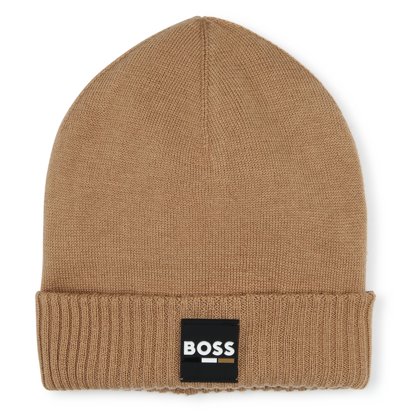 Knitted Fold-Up Beanie BOSS 
                    BOY