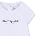 Conjunto de t-shirts e saias KARL LAGERFELD KIDS 
                    GIRL