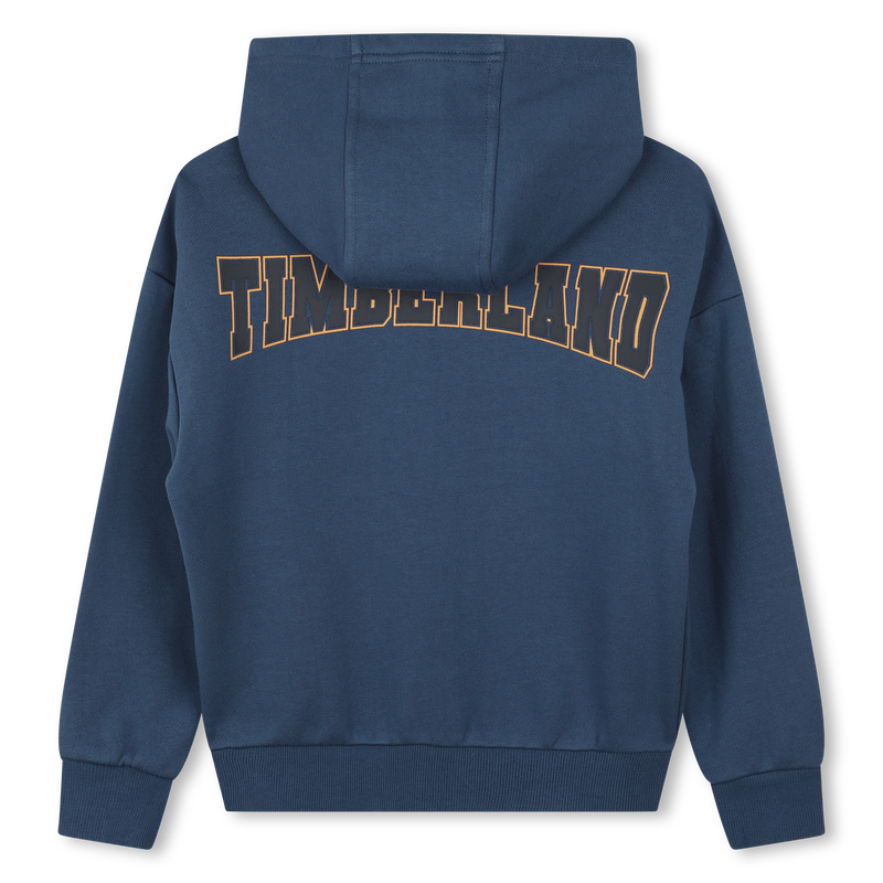 Cardig&atilde; em molet&atilde;o com capuz TIMBERLAND 
                        BOY