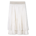 Saia plissada de voile KARL LAGERFELD KIDS 
                    GIRL