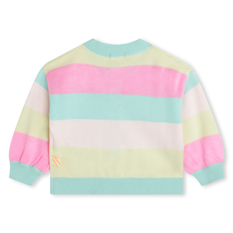 Casaco de malha às riscas BILLIEBLUSH 
                    GIRL
