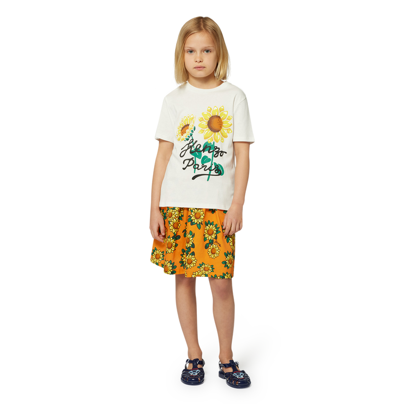 T-shirt estampado de girass&oacute;is KENZO KIDS 
                        UNISEX