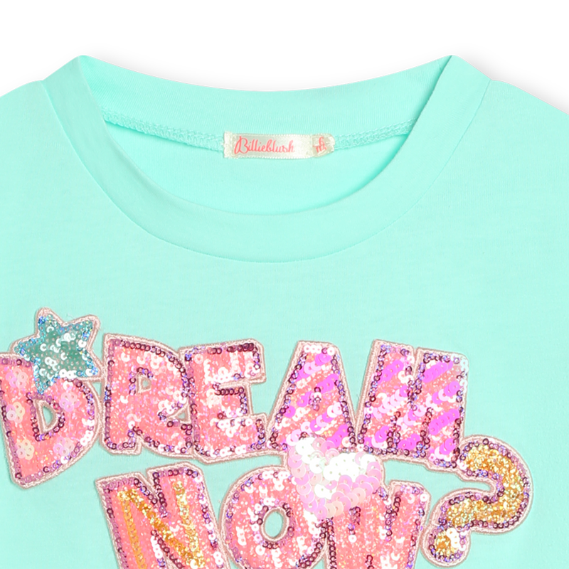 T-shirt com folhos BILLIEBLUSH 
                    GIRL