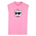 Vestido de manga curta KARL LAGERFELD KIDS 
                    GIRL
