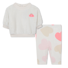 Conjunto de moletom e cal&ccedil;a BILLIEBLUSH 
                    GIRL