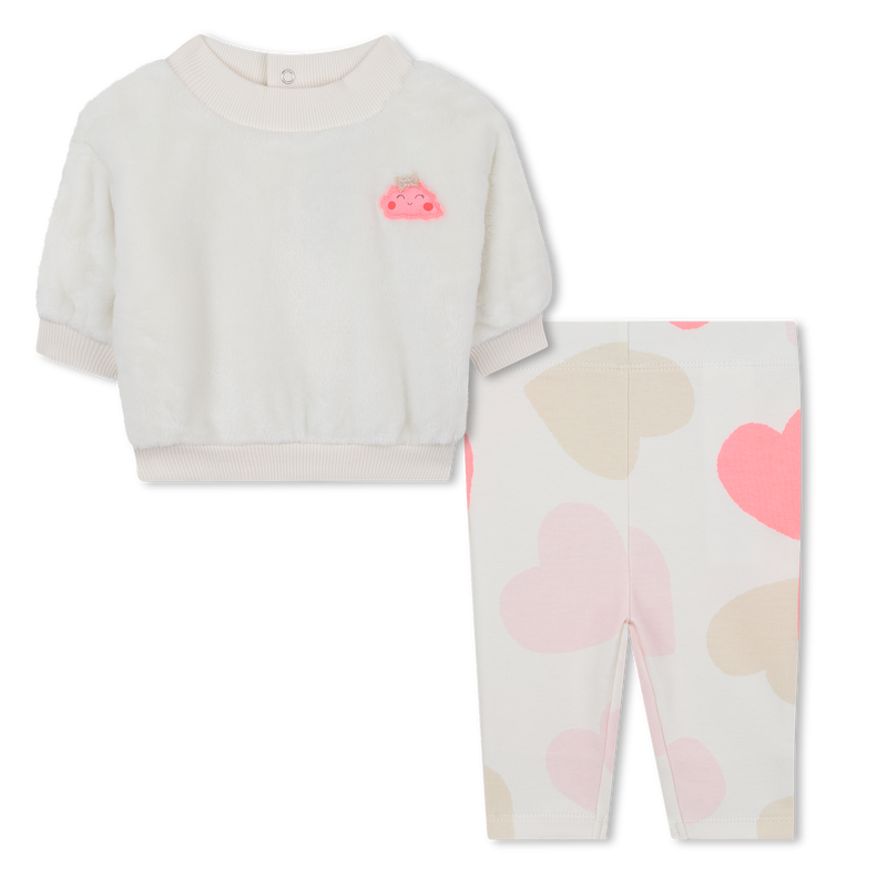 Conjunto de moletom e cal&ccedil;a BILLIEBLUSH 
                        GIRL