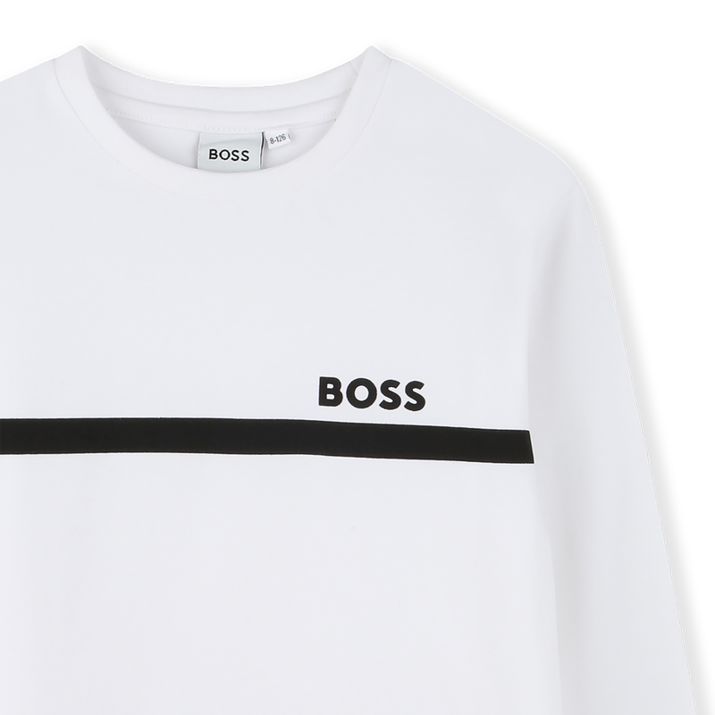 T-SHIRT DE MANGA COMPRIDA BOSS 
                        BOY