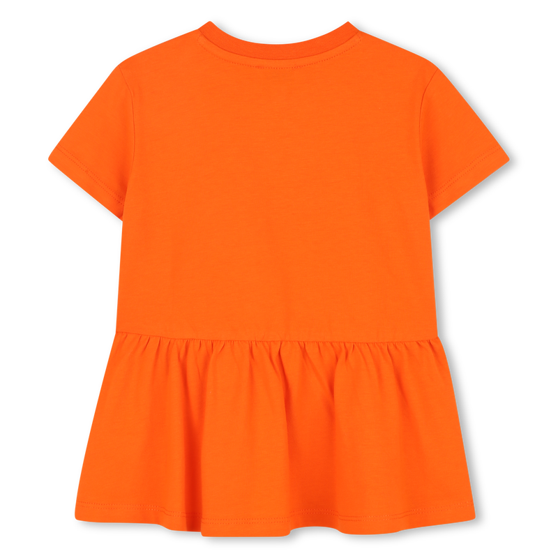 Vestido de manga curta KENZO KIDS 
                    GIRL