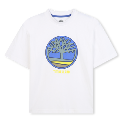 T-shirt de manga curta em jersey TIMBERLAND BOY