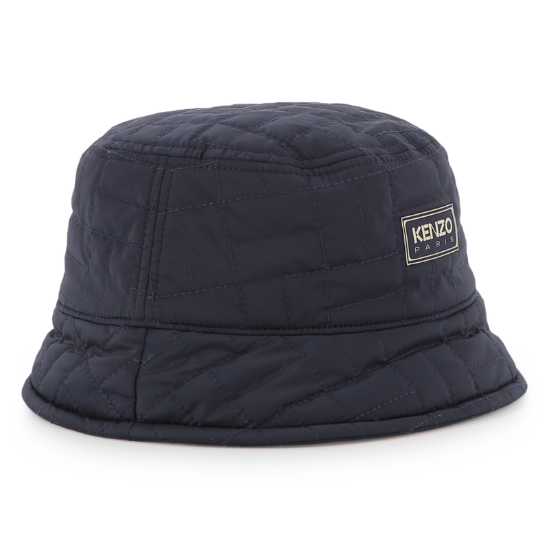 Chapéu de balde de poliéster com acolchoado KENZO KIDS 
                    UNISEX